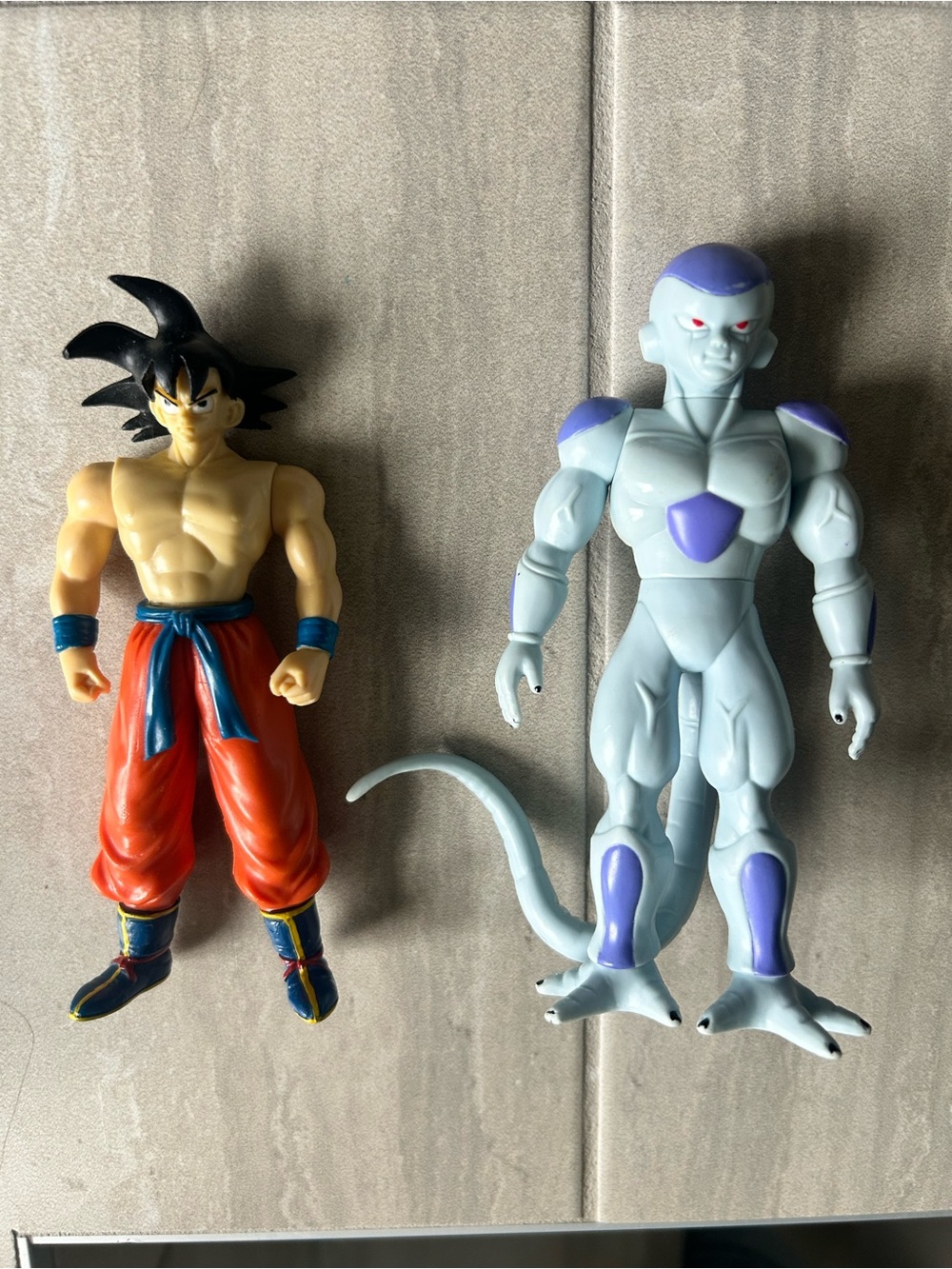 Vintage DBZ Goku & Frieza Action Figures